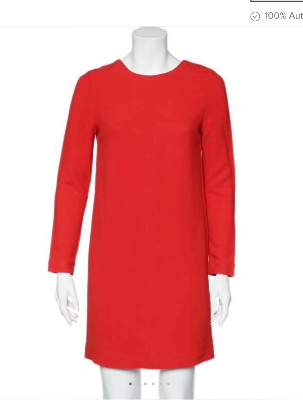 Viktoria Beckham red Dress US size 4/S